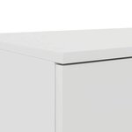 vidaXL Tiroirs de lit Blanc 160 x 36.5 x 16.5 cm Bois d'ingénierie