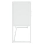 vidaXL Buffet Blanc 105x35x75 cm Acier