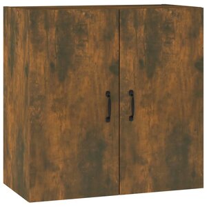 vidaXL Armoire murale Chêne fumé 60x31x60 cm Bois d'ingénierie