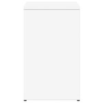 vidaXL Table d'appoint blanc 50x30x50 cm bois d’ingénierie