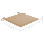 vidaXL Chaises à manger d'extérieur lot de 8 et coussins Acacia massif