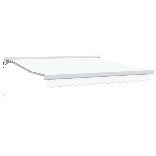 vidaXL Auvent Blanc 350 x 250 x 165 cm Polyester et Aluminium