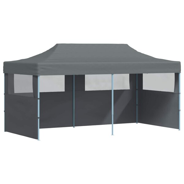 vidaXL Tente de fête 291 x 580 x 315 cm Anthracite Tissu Oxford