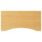 vidaXL Dessus de bureau 80x40x4 cm bambou