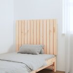 vidaXL Tête de lit murale 82 5x3x60 cm Bois massif de pin