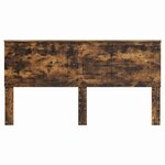 vidaXL Tête de lit Chêne fumé 180 cm Bois d'ingénierie
