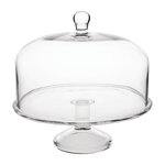 Cloche à gâteau en verre - 285(ø) mm - olympia -  - verre x200mm