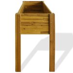 vidaXL Lit surélevé de jardin Bois massif d'acacia