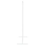 vidaXL Arche de mariage Blanc 150 x 49 5 x 200 cm Acier