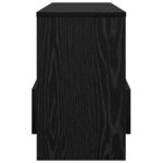 vidaXL Étagère à magazines Chêne noir 68 5 x 30 x 45 cm