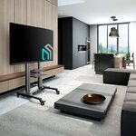 Onkron ts2771 support tv sur piedà  roulettes pour des téléviseurs de 40 à  82 pouces noir