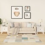 vidaXL Tables d'appoint 2 Pièces Blanc 40x40x39 cm Bois massif de pin