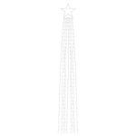 vidaXL Guirlande de sapin de Noël 320 LED colorées 375 cm