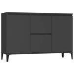vidaXL Buffet Gris 104x35x70 cm Aggloméré