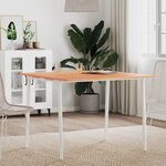 vidaXL Dessus de table 90x90x1 5 cm carré bois massif de hêtre