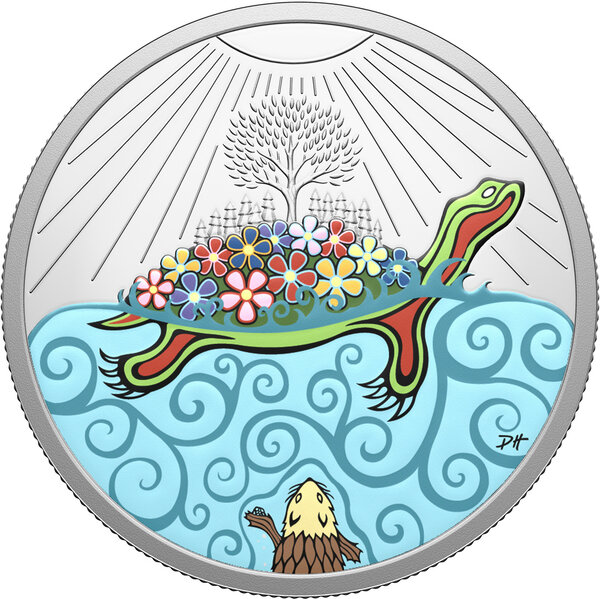 Monnaie TURTLE ISLAND Argent 20$ Canada 2026