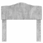 vidaXL Tête de lit avec tête de lit Gris béton 90 cm Bois d'ingénierie