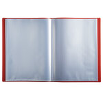 Protège-documents En Polypropylène Souple Opak 80 Vues - A4 - Rouge - X 12 - Exacompta