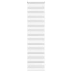 vidaXL Store zèbre blanc 55x230 cm largeur du tissu 50 9 cm polyester