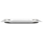 vidaXL Récipients Gastronorm 8 Pièces GN 1/2 20 mm Acier inoxydable