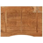 vidaXL Dessus de bureau 110x80x2 5 cm rectangulaire bois massif acacia
