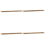 vidaXL Étagères murales 4 Pièces vieux bois 60x20x1 5cm bois d'ingénierie