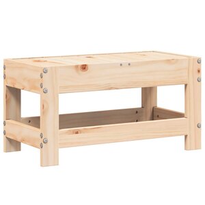 vidaXL Repose-pied de jardin 62x30x32 cm bois de pin massif