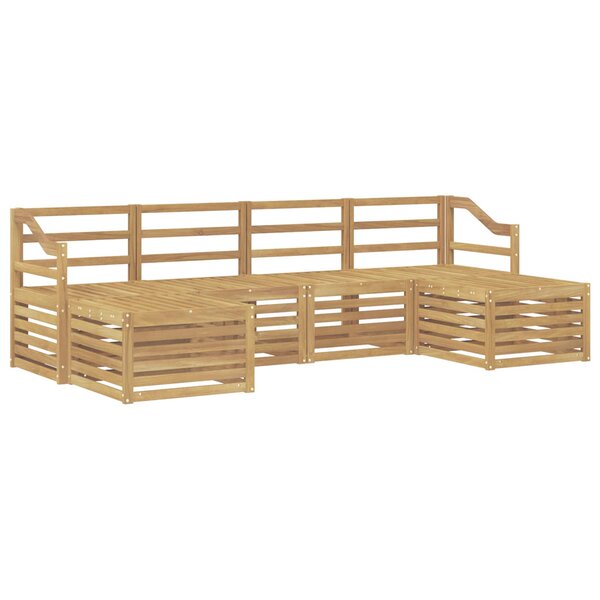 vidaXL Ensembles de canapés 6 Pièces Blanc Bois d'Acacia Massif
