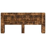 vidaXL Cabinet de Tête de Lit Chêne fumé Bois d’ingénierie