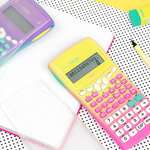 Calculatrice scientifique M240 Sunset rose