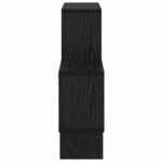 vidaXL Étagère Murale Chêne noir 82 x 15 x 51 cm Bois d'ingénierie