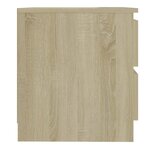 vidaXL Table de chevet Chêne sonoma 50x39x43 5 cm Aggloméré