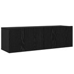 vidaXL Ensemble meuble TV 6 Pièces Chêne noir 100 x 30 x 30 cm