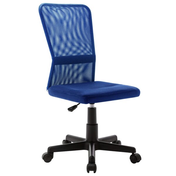 Chaise fauteuil siège de bureau informatique étude 44 x 52 x 100 cm tissu en maille bleu 02_0023988