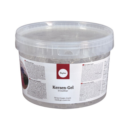 Gel à bougie Incolore Boite 2 kg   env. 2500 ml