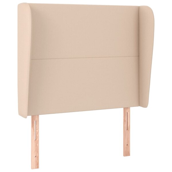 vidaXL Tête de lit avec oreilles Cappuccino 83x23x118/128cm Similicuir