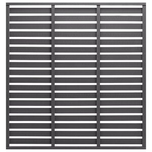 vidaXL Panneau de clôture WPC 180x180 cm Gris