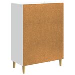 vidaXL Buffet Blanc 66 x 34 5 x 90 cm Bois d'ingénierie