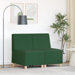 vidaXL Sofa Chiar 2 Pièces Vert jungle 55 x 74 x 82 cm