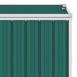 vidaXL Abri de poubelle Vert 72x81x121 cm Acier