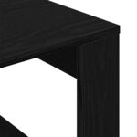 vidaXL Table basse Chêne noir 50 x 50 x 35 cm Bois d'ingénierie