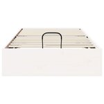 vidaXL Cadre de lit ottoman avec rangement Blanc 80 x 200 cm