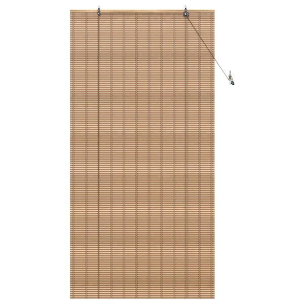 vidaXL Store enrouleur Marron Clair 120 x 220 cm Bambou