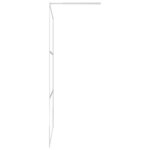 vidaXL Paroi de douche à l'italienne à verre ESG transparent 80x195 cm