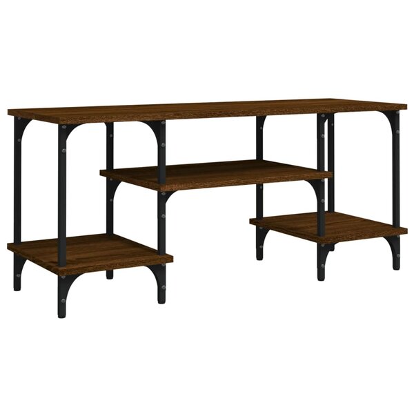 vidaXL Meuble TV chêne marron 102x35x45 5 cm bois d'ingénierie