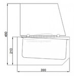 Présentoir réfrigérée a ingrédients - vitré - bac gn 1/3 - combisteel - r290 - acier inoxydable1550 mm6 x gn 1/3 2100x390x460mm