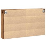 vidaXL Cabinet d'Affichage avec étagère Bois Ancien 100 x 15 x 58 cm