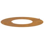 vidaXL adapté pour anneau d'arbre plat Marron Ø30 / 60 cm