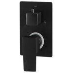 vidaXL Système de douche Acier inoxydable 201 Noir