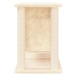 vidaXL Arbre à chat avec griffoirs en sisal Crème 50 cm